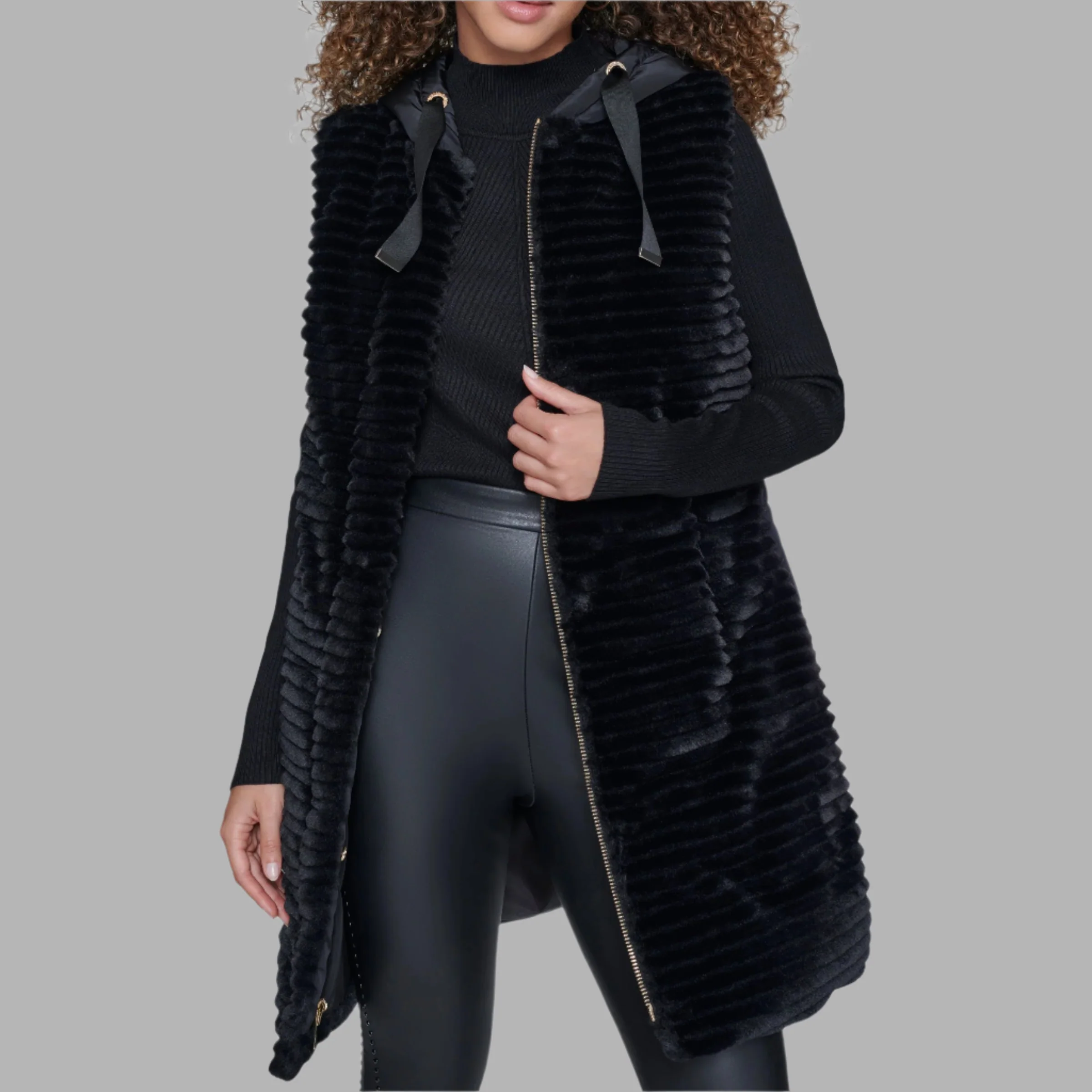 FAUX FUR VEST