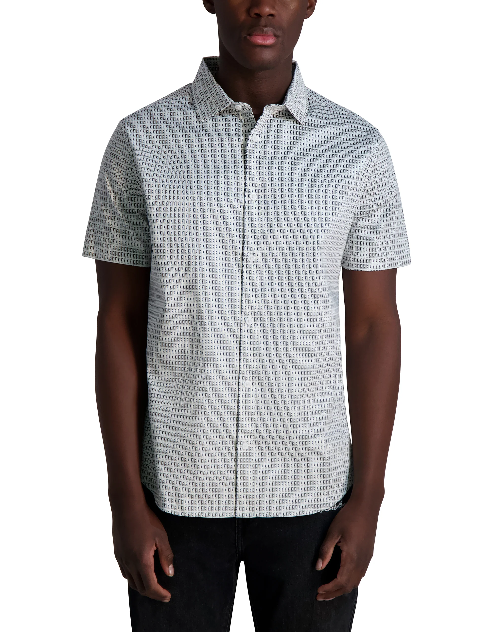 ALL OVER PRINTED SHORT SLEEVE SHIRT