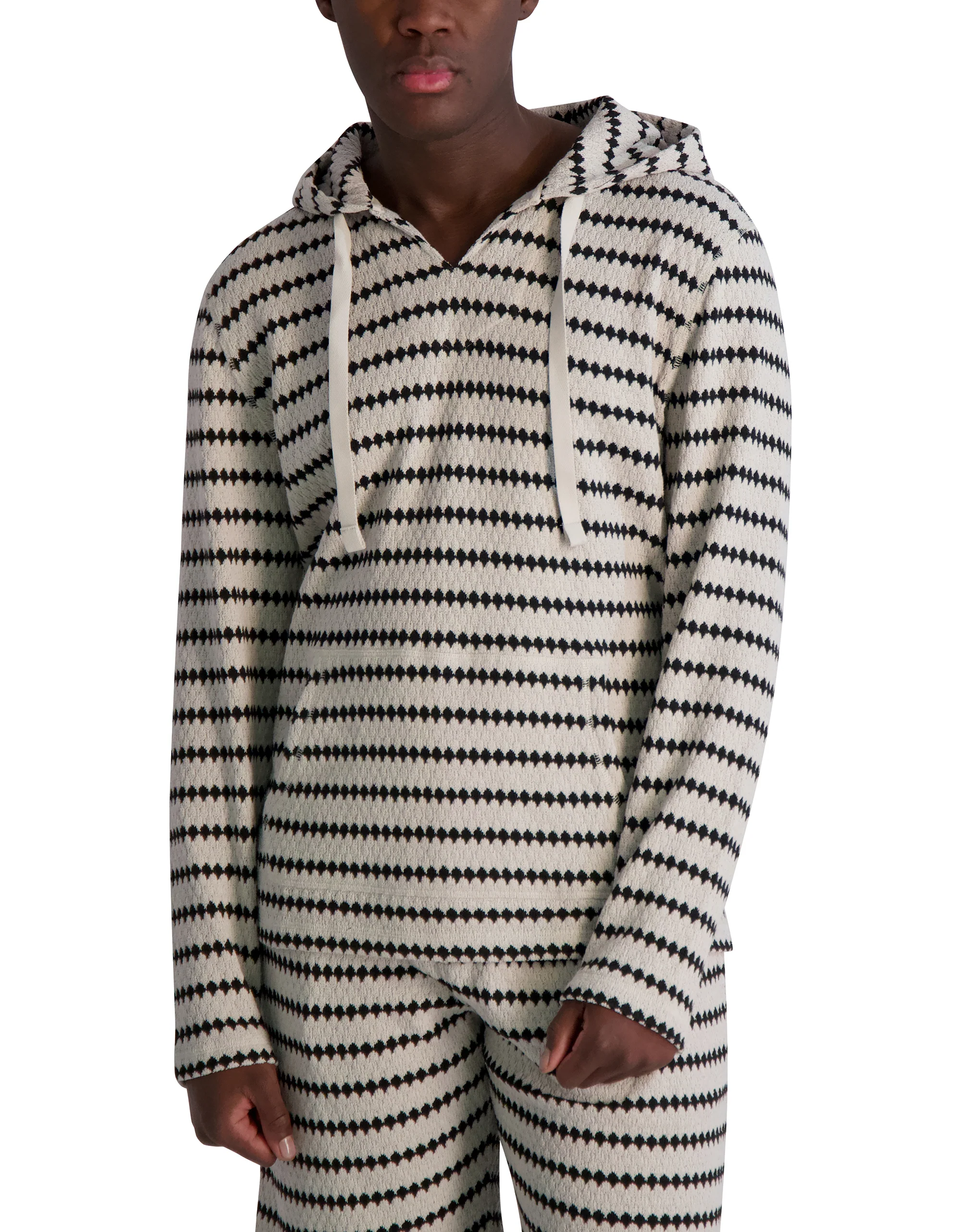 JAQUARD STRIPE LONG SLEEVE