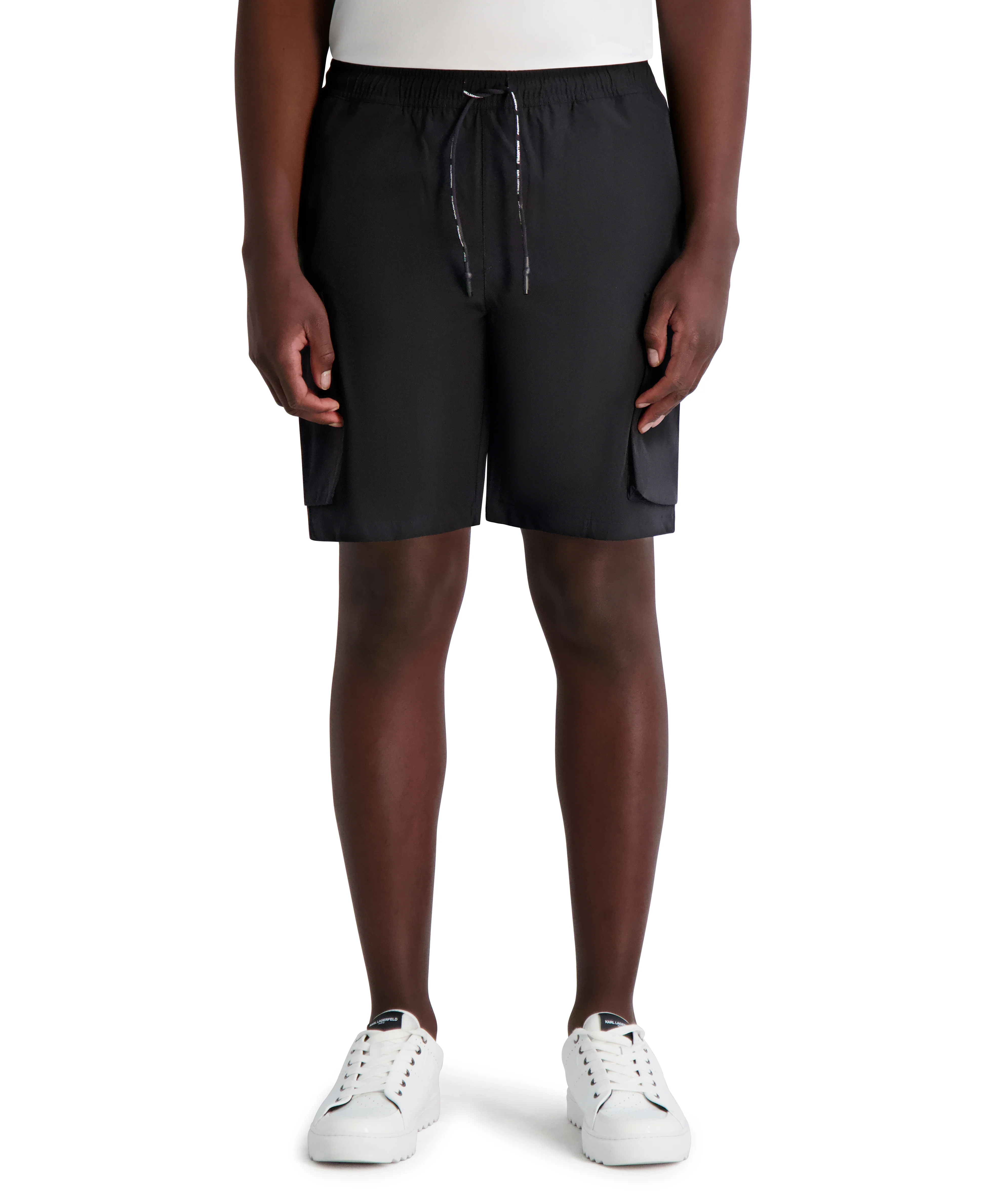 NYLON LOGO SHORTS