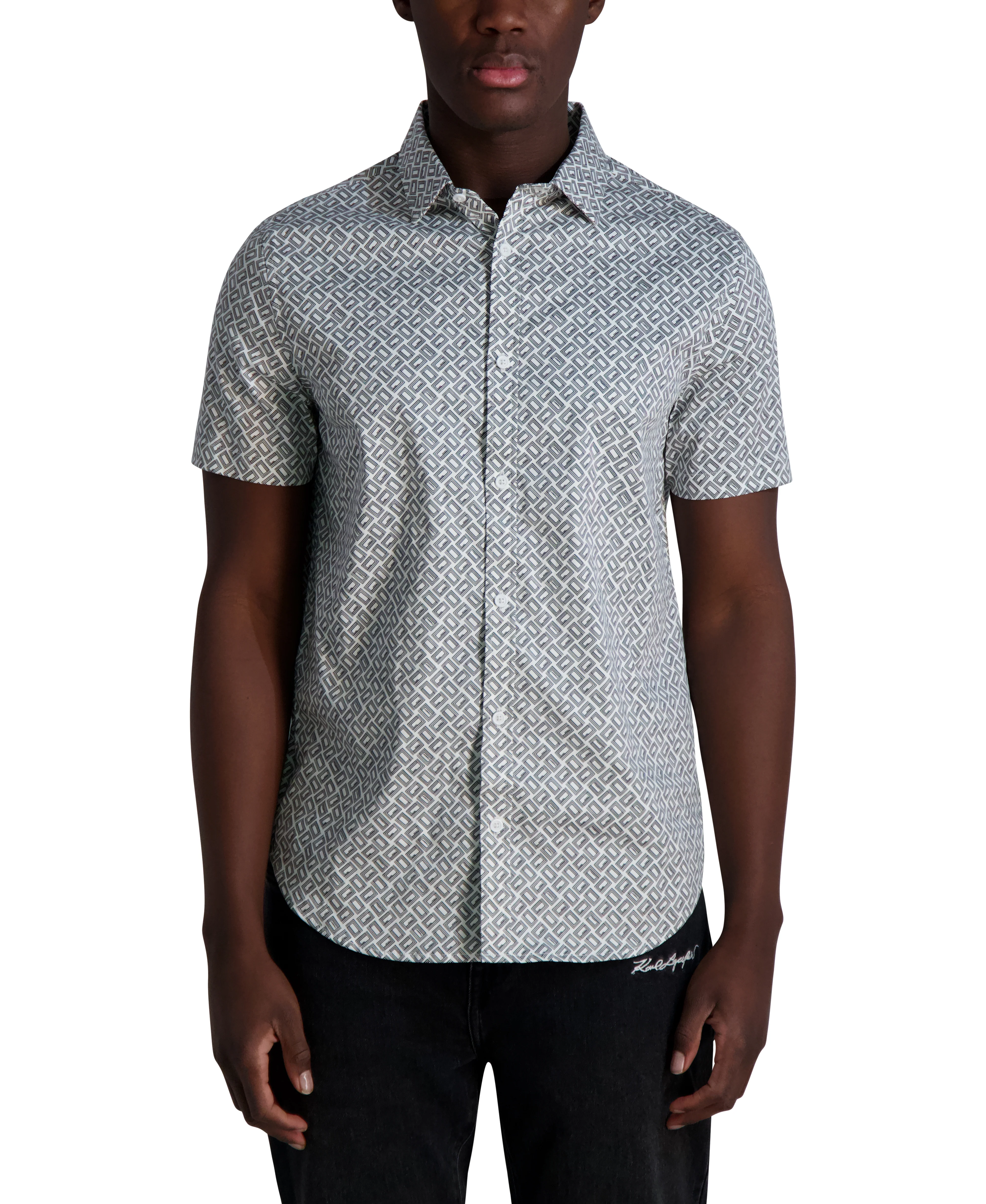 DOUBLE L PRINT CAMP SHIRT