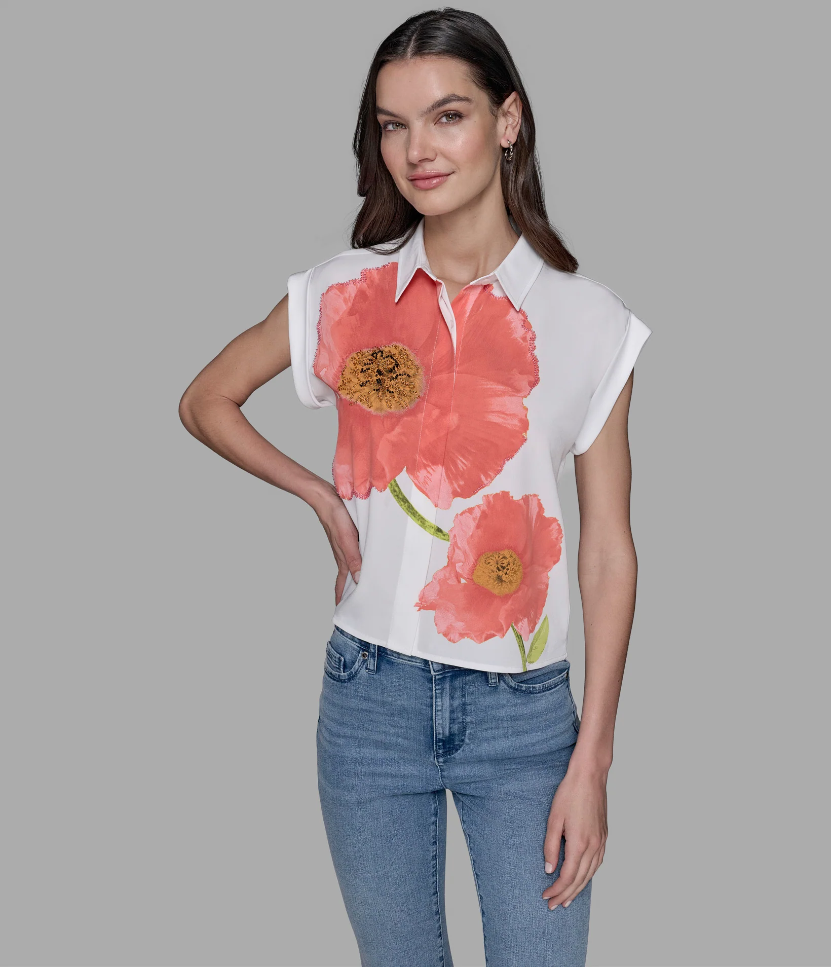 FLORAL SOFT BLOUSE