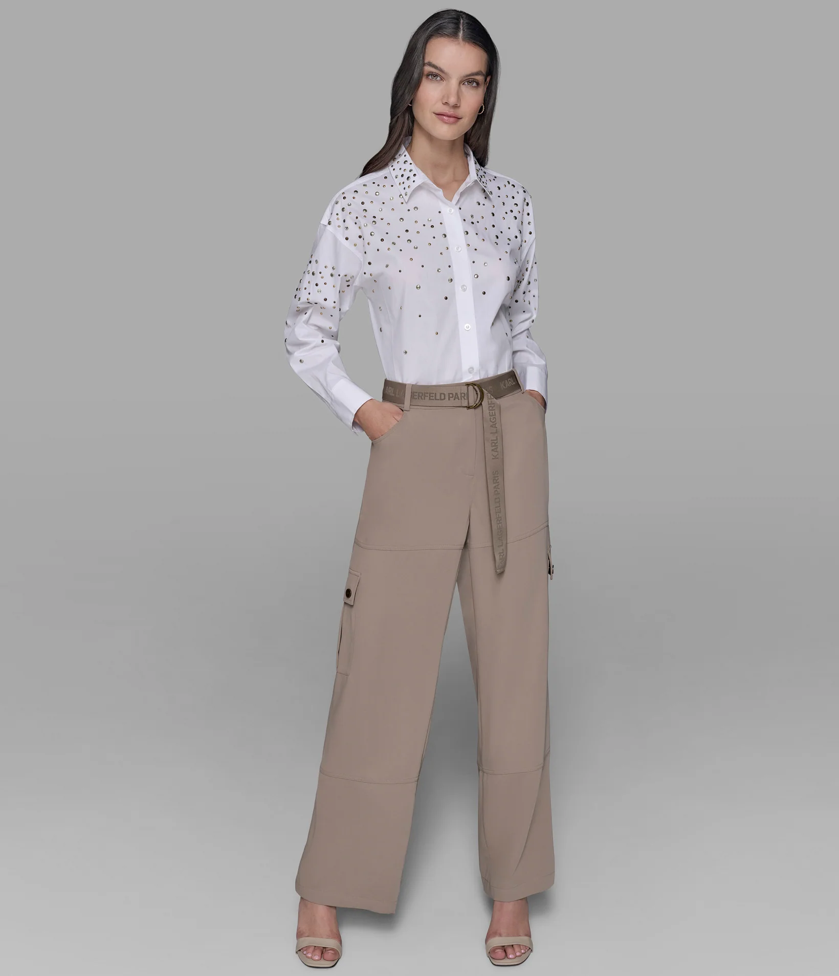 BELTED CARGO TROUSER