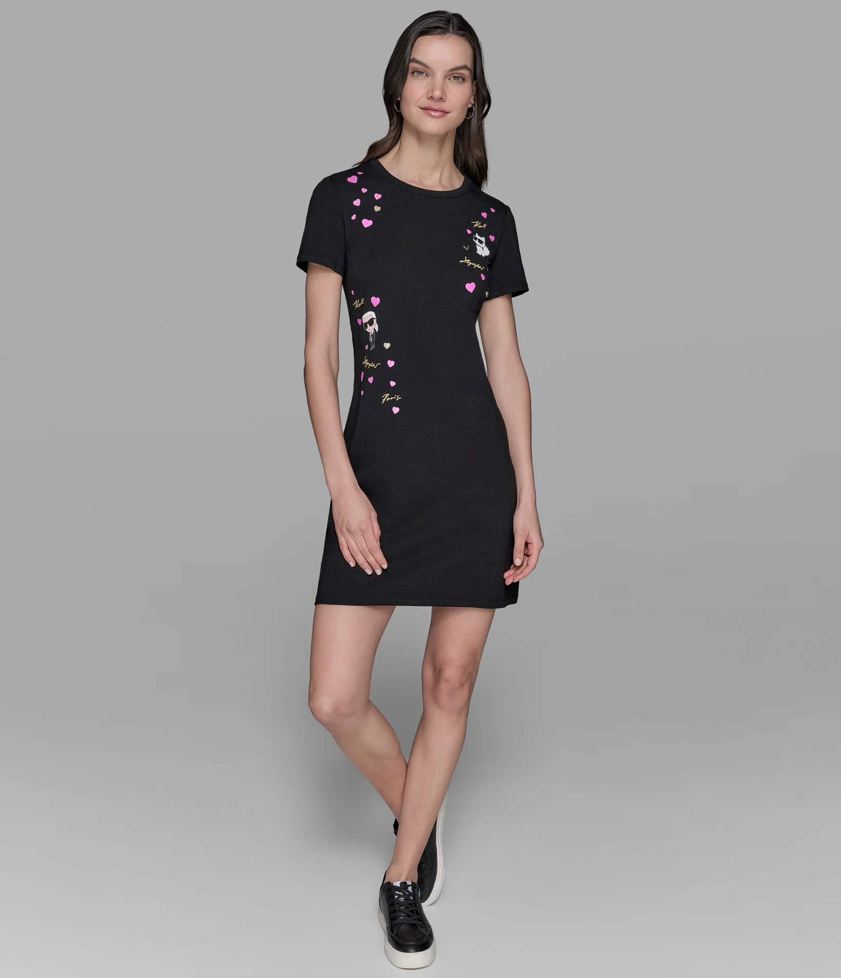 CATE PINS T-SHIRT DRESS
