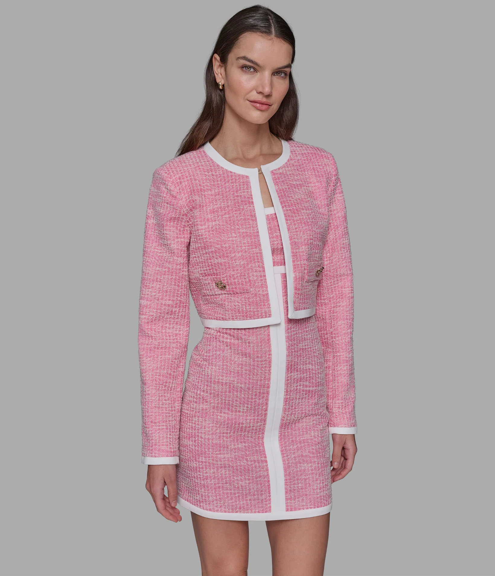 KNIT TWEED LADY JACKET