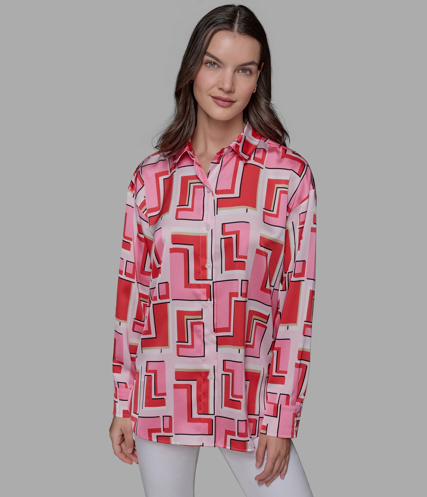 LOGO OVERSIZED UTILITY SHIRT