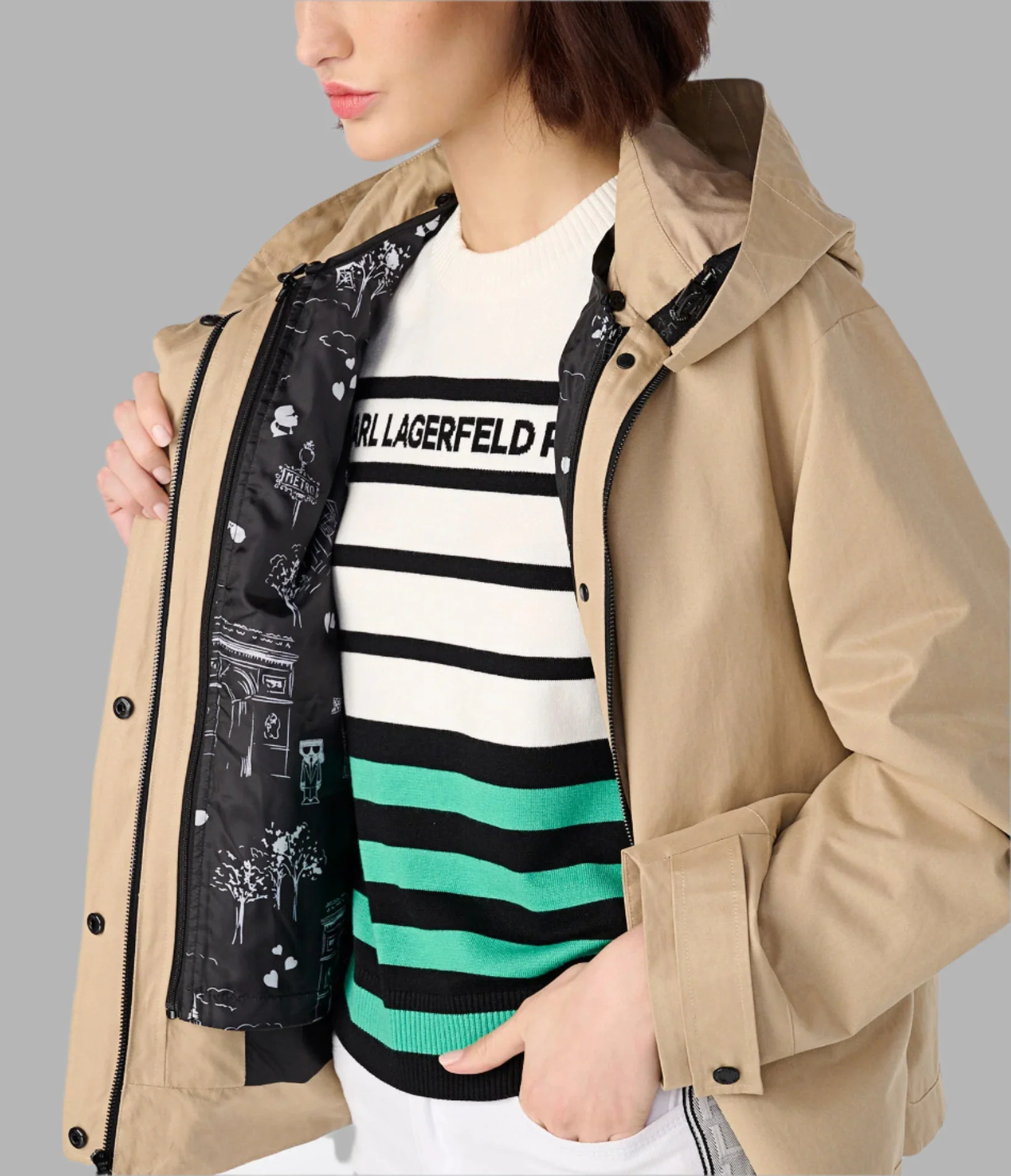 BOXY SHORT ANORAK JACKET