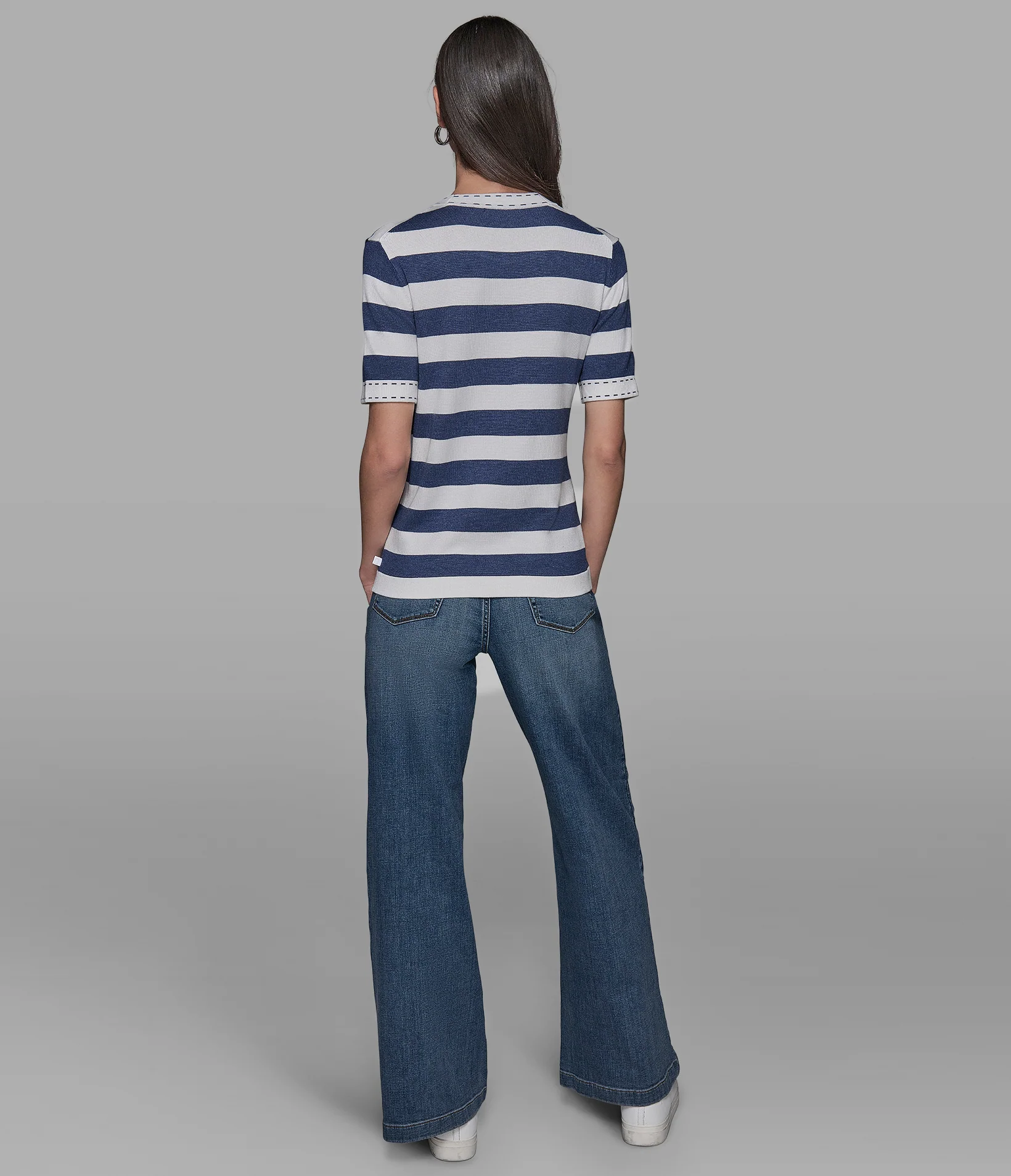 STRIPED SHORT SLEEVE