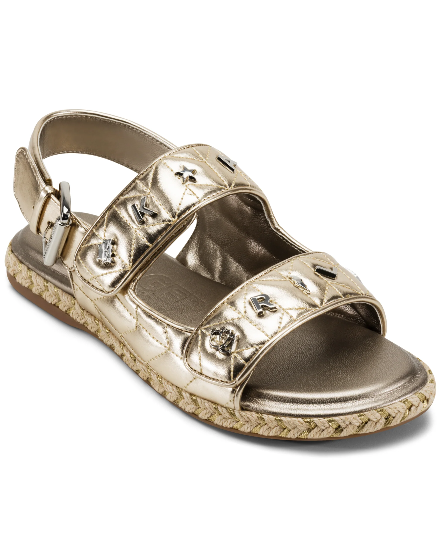 CHARLAY STUDS ANKLE STRAP ESPADRILLE