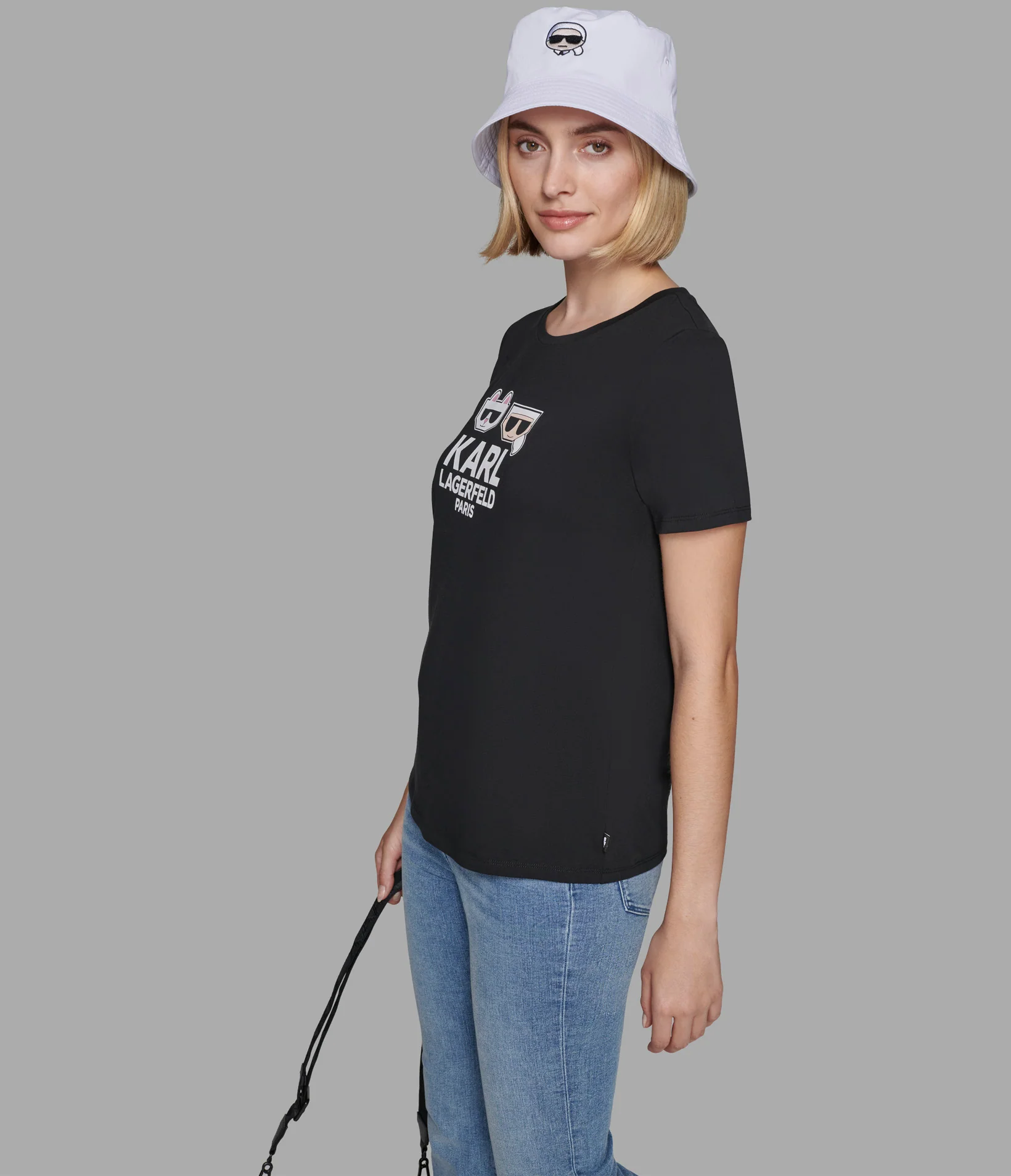 KARL AND CHOUPETTE EMOJI TEE