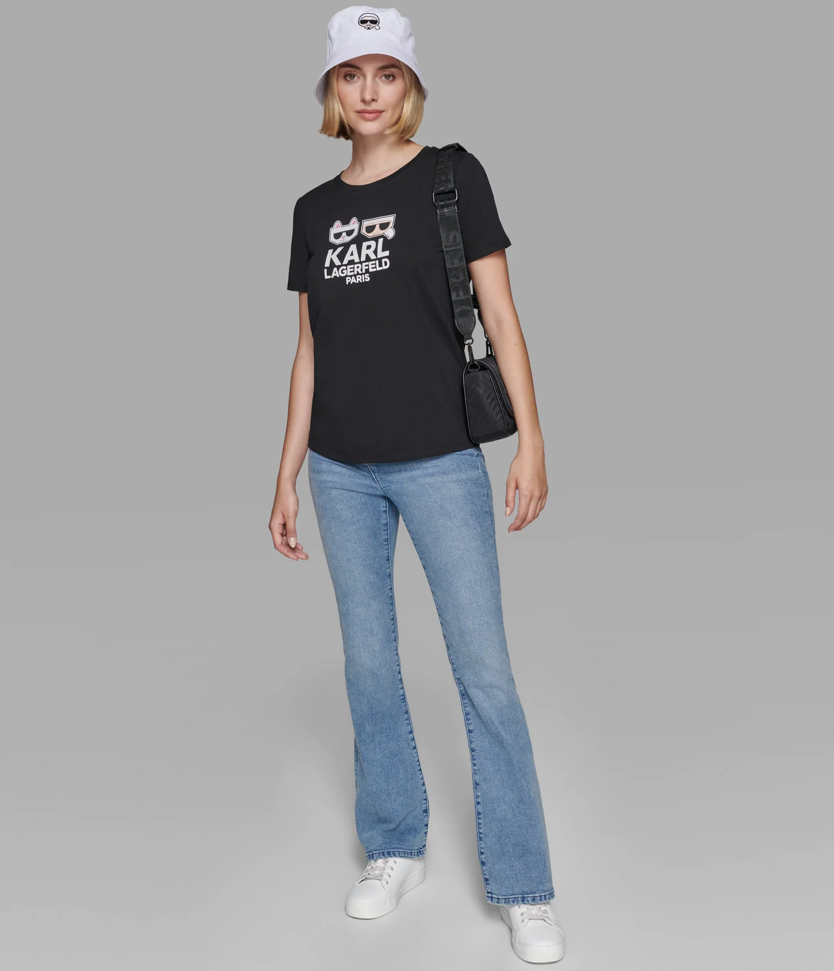 KARL AND CHOUPETTE EMOJI TEE
