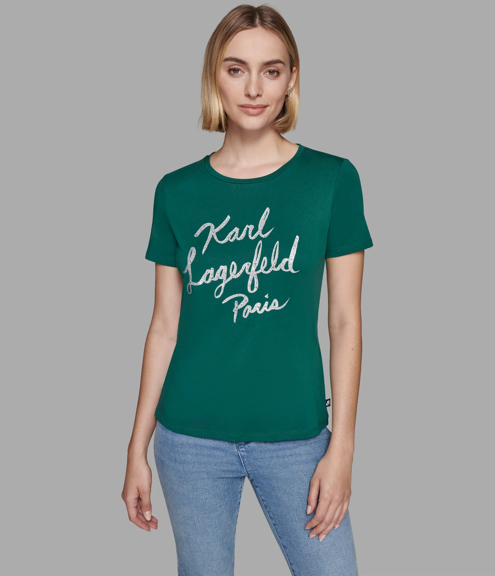 KARL SPARKLE SCRIPT TEE