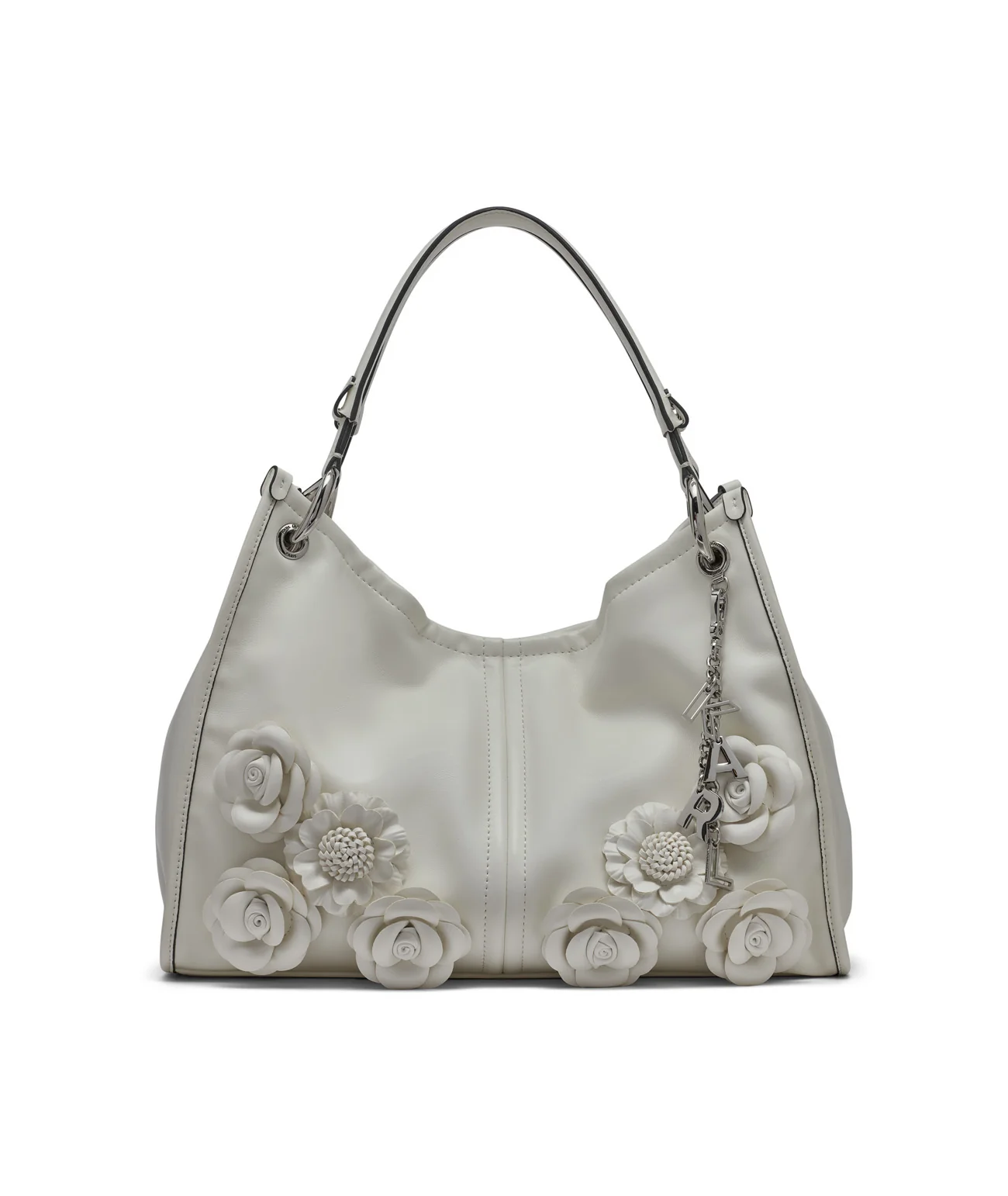 LUCIENE MEDIUM TOTE WITH FLOWERS