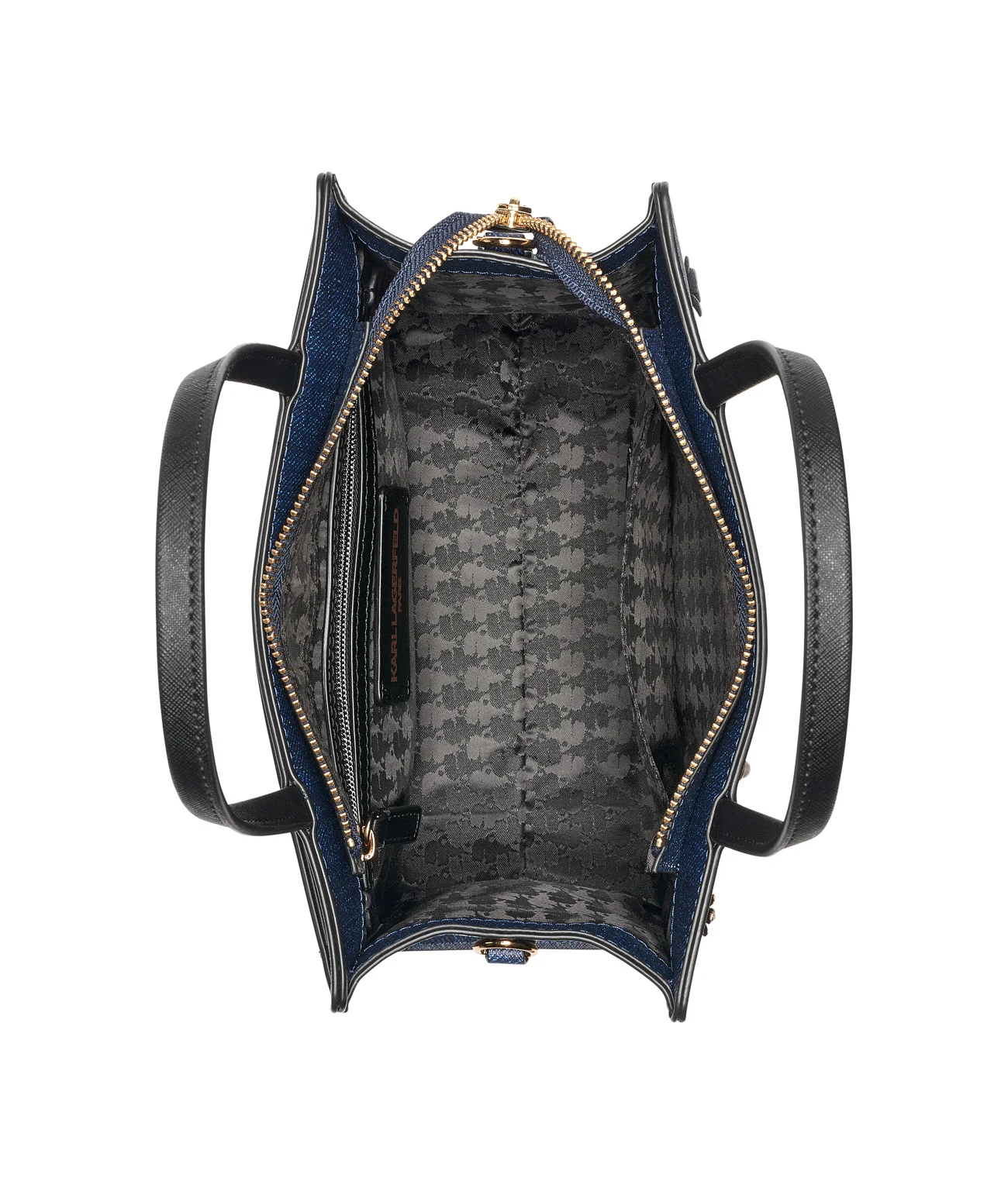 MAYBELLE DENIM SATCHEL WITH PINS