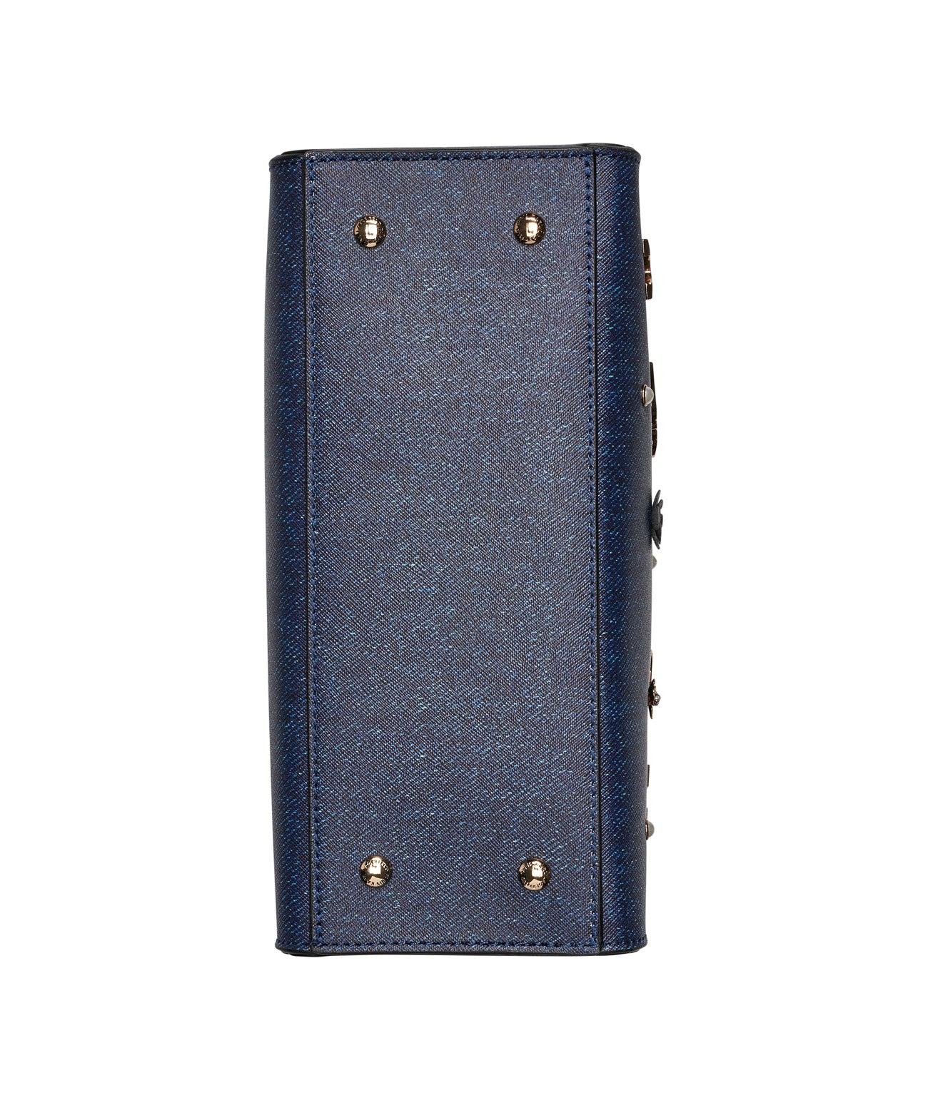 MAYBELLE DENIM SATCHEL WITH PINS