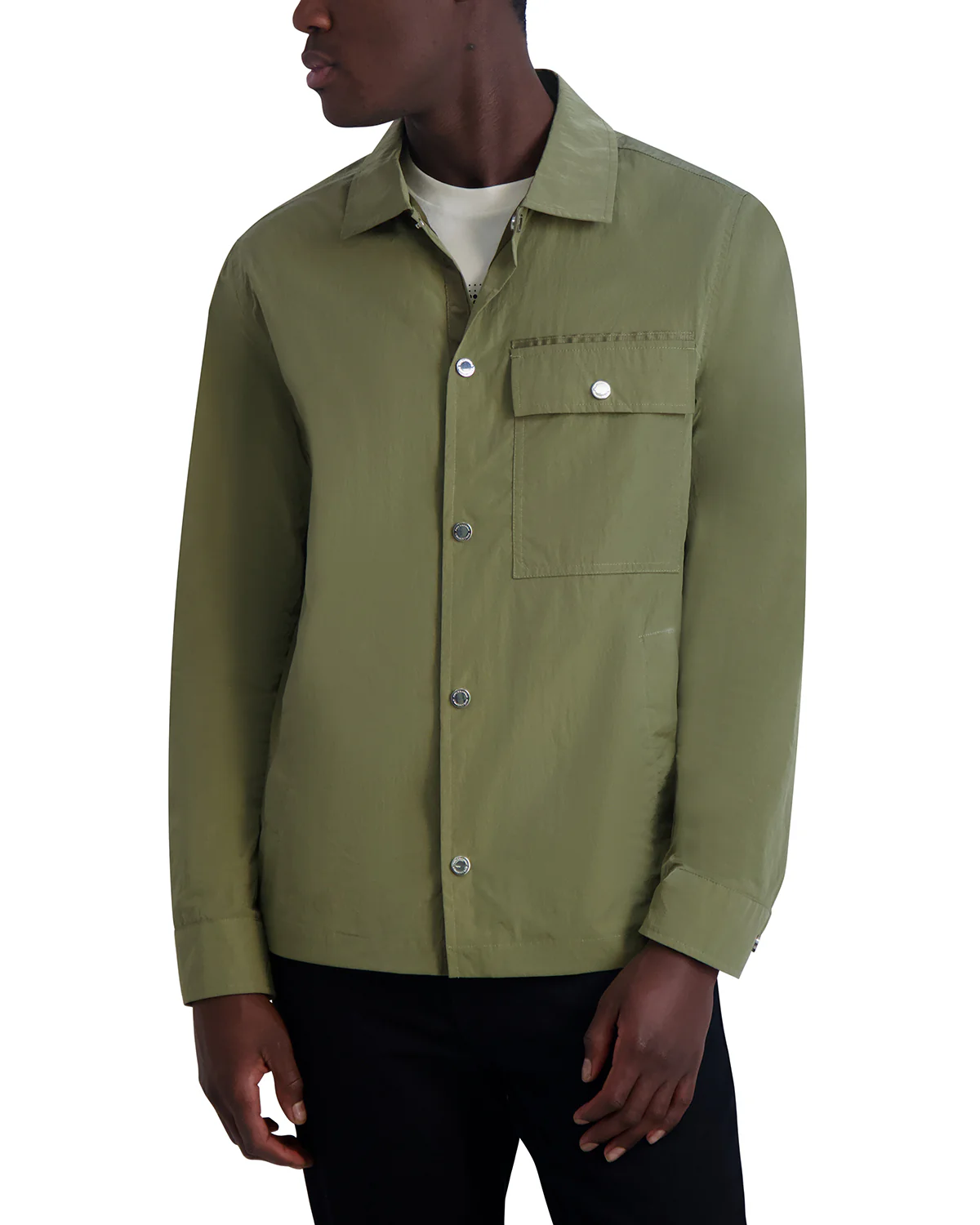 NYLON LIGHTWEIGHT JACKET WITH CHEST POCKET